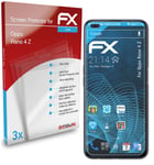 atFoliX 3x Film Protection d'écran pour Oppo Reno 4 Z Protecteur d'écran clair