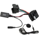 Sjlerst - Harnais de fil complet pour autoradio RD4, 40 broches, Microphone Bluetooth, adaptateur de cble aux in de remplacement pour citron C2 C3 C4