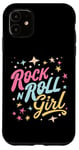 Coque pour iPhone 11 Rock N Roll Girl Violet Darla