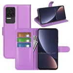 Xiaomi Poco F4      Pu Wallet Case    [Purple]