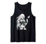 Anime Aesthetic Soft Grunge Waifu Anime Rock Girl Tank Top