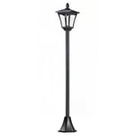 Outdoor 1.6m Garden Solar Light Post Lamp IP44 Energy Efficient Optical, Black