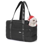 Dog Carrier Bag, Small Dog Car Seat, Pet Travel Tote Bag With Adjustable Safety Leash, Soft-Sided Small Dog Carrier for Small Medium Pet Outdoor Shopping Tote Bag