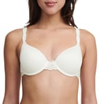 Chantelle Women's, CHAMPS ELYSEES, Covering Memory Bra, Women's lingerie, Off-white (Elfenbein 35), 36 / 36A