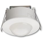 Hager - 52371 DEtecteur mouvement infrarouge plafond semi encastrE 360° blanc