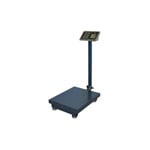 Balance nume'rique 300 kg e'cran lcd avec batterie rechargeable 6V chargeur plat en acier inclus 40x60x87 cm