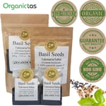 Organic Basil Sabja Seeds Weightloss Slimming, Metabolism, Urinary Tract Support