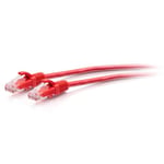 C2G 0.9M (3Foot) CAT6A Extra Flexible Slim Ethernet Cable, Ideal for use with Router, Modem, Internet,Wifi boxes, Xbox, PS5, Smart TV, SKY Q, IP Camera. Delivering Ultra Fast Internet Speeds. RED