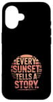 Coque pour iPhone 16 Sunset Chasers Golden Hour Photographie Scénique Coucher de Soleil Vues