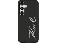 Karl Lagerfeld Veske Silikon Metall Signatur Logo Samsung Galaxy S25 Ultra Czarny