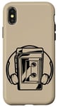 iPhone X/XS Vintage Walkman Retro Cassette 80s 90s Music Nostalgia Case