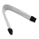 Xclio White 6+2 Pin Braided PCIe Cable