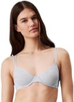 Calvin Klein Soutien-Gorge Balconnet Femme Unlined Stretch, Bleu (Plein Air), 105A