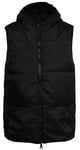 Onitsuka Tiger Down Padded Gilet Black - Mens Textile - Size 2XL