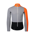 POC POC Essential Road Mid LS Jersey | Granite Grey/Zink Orange