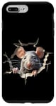 iPhone 7 Plus/8 Plus Mouse Hole Peeking Mice Cute Mouse Costume Boys Girls Men Case