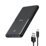 VRURC Batterie Externe 30000mAh USB C Power Bank Haute Capacité Charge Rapide 22.5W Compact Batterie Portable avec 4 Sorties et 3 Entrées Compatible avec Téléphone iPhone Samsung Tablet