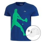 Lacoste T-shirt Plus Gratisartikel Hommes - Bleu , Vert