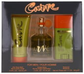 Curve By Liz Claiborne For Men Set: Cologne+ASB+Deo Stick (2.5+3.4+1.7)oz New