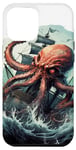 Coque pour iPhone 13 Pro Max Kraken's Fury Un bateau pirate géant « Kraken Good Time »