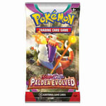 Vi har Paldea Evolved Booster Pack på lager! Rask levering fra butikk i Norge med gratis frakt over kr 1000,-. Se vårt brede utvalg av Pokemon TCG.