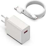 67W Usb C Chargeur Rapide Pour Xiaomi 12S 13 13T Ultra 12 Lite 12X, Note 11S 12 13 Pro, Poco F5 X6 M6 Pro Type C Adaptateur Avec Câble Usb C De 1M