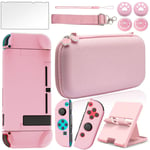 Carrying Case Kit for Nintendo Switch OLED Carry Case Bundle Adjustable Strap