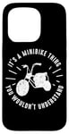 Coque pour iPhone 15 Pro Minibike Vintage Moto Lover Funny Mini Bike Racing