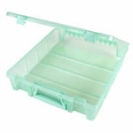 FLAMBEAU INC ArtBin Super Satchel 6955RJ Boîte de Rangement à 1 Compartiment, Organiseur d'art et d'artisanat, 1 pièce, Menthe translucide