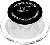 Funny Mailman I'm Into Fitness Ensemble dans votre boîte aux lettres PopSockets PopGrip pour MagSafe