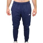 Nike M NSW Club JGGR BB Pantalon de Sport Homme Midnight Navy/Midnight Navy/(White) FR: 4XL (Taille Fabricant: 4XL)