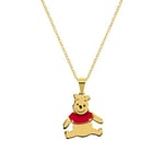 Disney Winnie l'ourson C903004YL-P Collier en argent sterling plaqué or, taille unique, Argent sterling, Pas de gemme