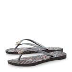 Havaianas Womens Ladies - Slim Thematic Charm Flip Flop - Black - Size EU 41