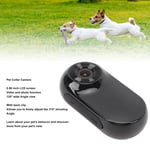 Pet Collar Camera Long Battery Life Dog Tracker Camera 0.96in LCD Screen 1080P