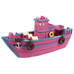 Aquavie - Oliver' s Boat - Bateau - Décoration pour Aquarium - 12,5 x 5 x 6,5 cm