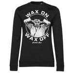 Hybris Wax On Off Girly Sweatshirt (Black,XXL)