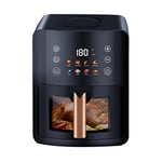 GONICVIN Air Fryer 5L, Air Fryer with Digital Display, High Speed 360°Air Circulation, 8 Preset Modes, Uses Little or No Oil Cooking