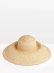 HUSH Makala Floppy Straw Sun Hat, Natural