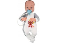 Leantoys Baby Doll Med Smokk Teppe Bodysuit Tilbehør 35 Cm