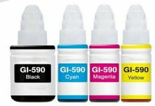 NonOEM Full Set of CMYK Ink Bottles for CANON PIXMA Printer G3500 ,G3501 G3510.