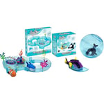 ZHU ZHU AQUARIUM - Circuit Coquillage - Set Accessoires Mini Univers Sous-Marin & ZHU ZHU AQUARIUM - Aquarium + Surf - Kit d'Accessoires pour Peluche Intéractive - Pour Enfants dès 4 ans - Création