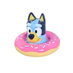 Toomies Bluey Splash and Float Bluey - Bath Toy Pourer Cup with Shower Holes and Water Wheel Toy Pool Ring - Sensory Water Toys - Officially Licensed Bluey Toys - Baby Bath Toys for +18 Months