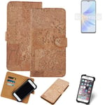 FOR Oppo A17 SMARTPHONE CASE COVER WALLETCASE CORK