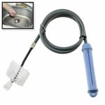 Sink Clean Snake Brush Flexible Kitchen Sink Overflow Drain Unblocker Cleaner 1M