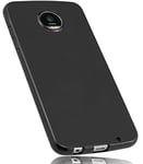 mumbi Coque de protection pour Lenovo Moto Z Play TPU gel silicone noir