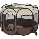 Parc pliable Telford pour animaux de compagnie 43 x 74 x 74 cm [en.casa]