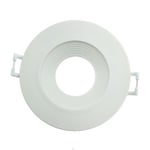 Collerette Downlight Ronde Design Blanche pour Ampoule LED GU10/GU5.3