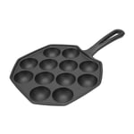 12 Grids Takoyaki Pan Healthy Oil Cooking Prime Pans With Even