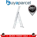 Zarges 41539 Skymaster Trade Combination Ladder 3-Part 3 x 9 Rungs ZAR41539