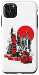 Coque pour iPhone 11 Pro Max Judge Dredd Mega City One Noir et Rouge 2000 AD